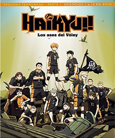  Haikyuu!! (HAIKYU! LOS ASES DEL VÓLEY - TEMPORADA 2 COMPLETA,  Importé d'Espagne, langues sur les détails) : Movies & TV