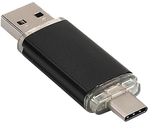 Emtec D400 32GB USB 3.2 Type-C Flash Drive in Black