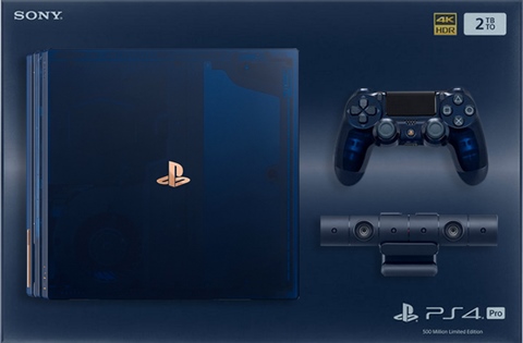 Playstation 4 Pro Consola, 500 Million Azul + Azul Camera, Caja CeX (ES): - Comprar, vender, Donar