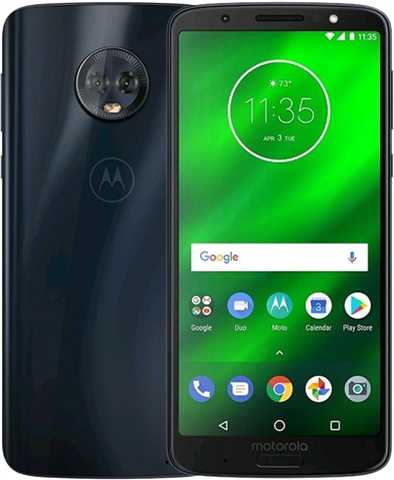 Motorola Moto G6 Plus 64GB Dual Sim Deep Indigo, Libre A - CeX (ES ...
